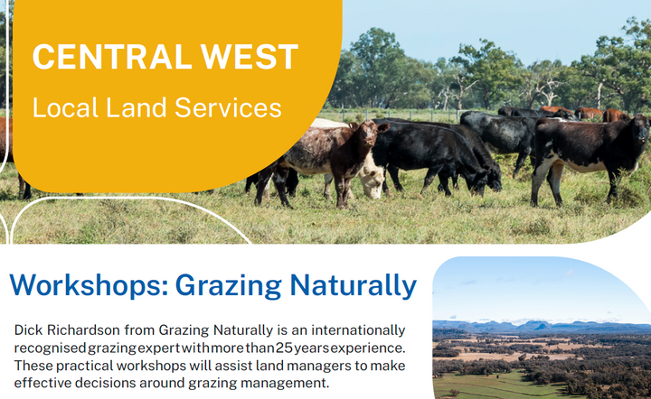 Central West NSW - Grazing Naturally Workshop
